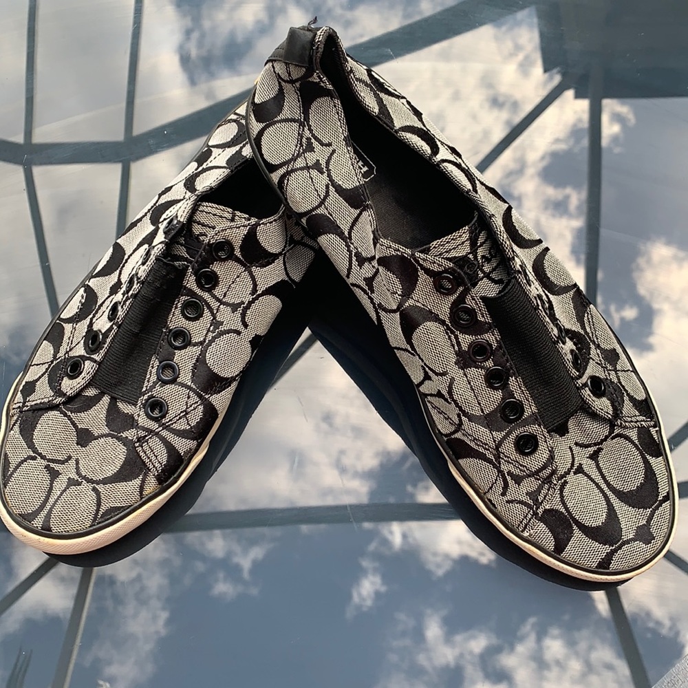 Coach Bev Black Slip On Sneakers